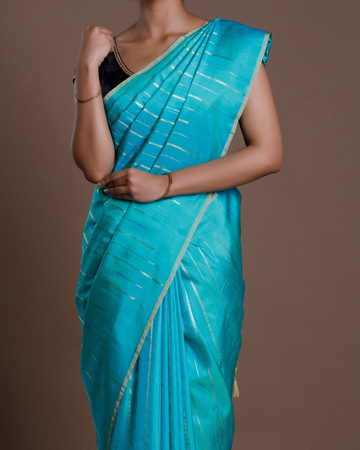 Blue Kanchivaram Handloom Silk Saree