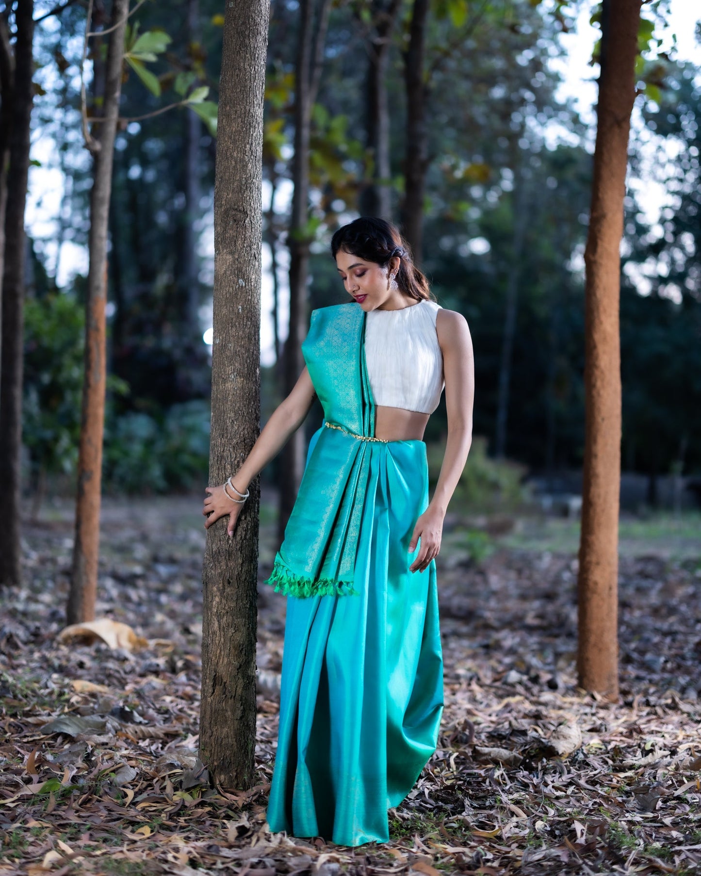Green Kanchivaram Handloom Silk Saree