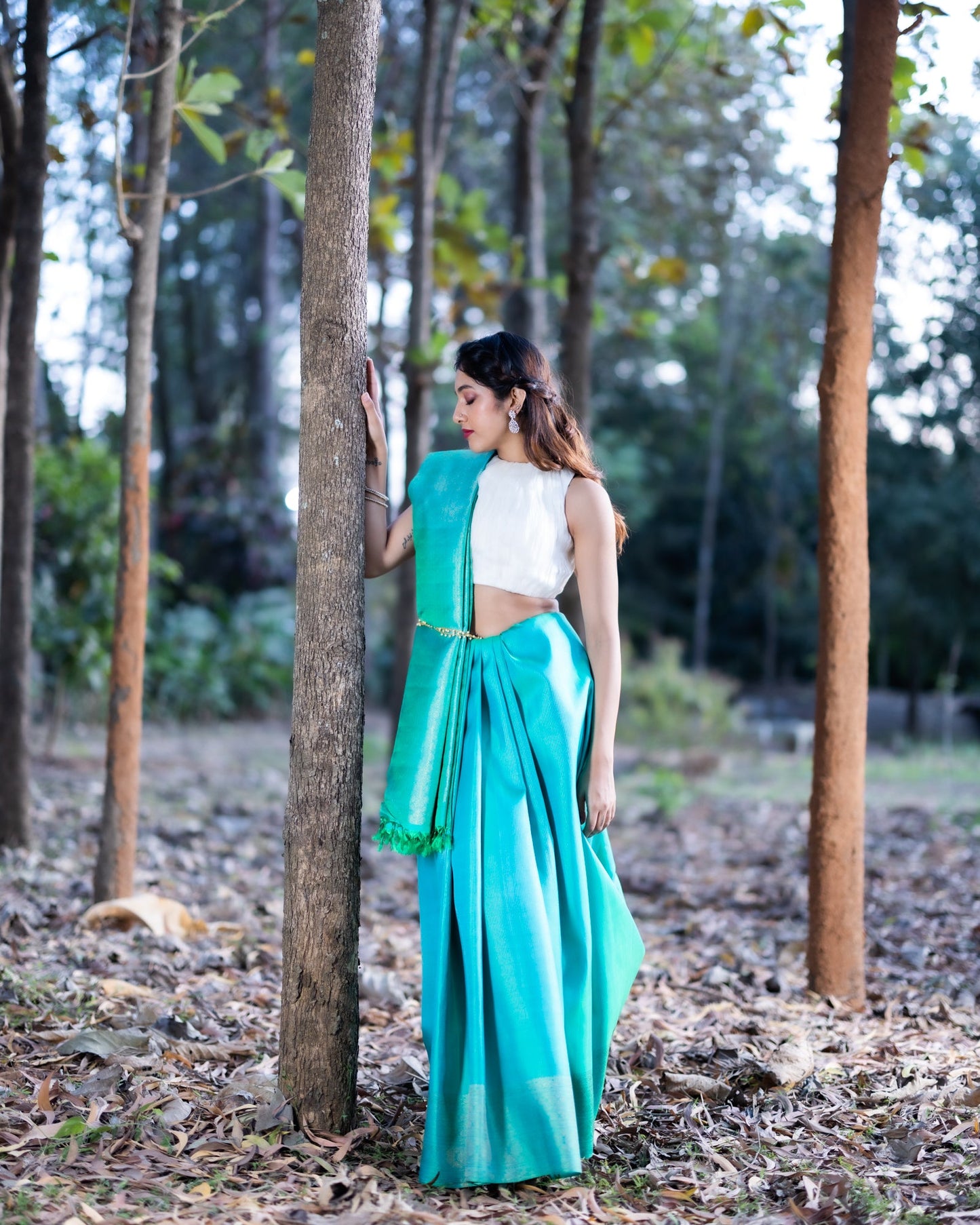 Green Kanchivaram Handloom Silk Saree