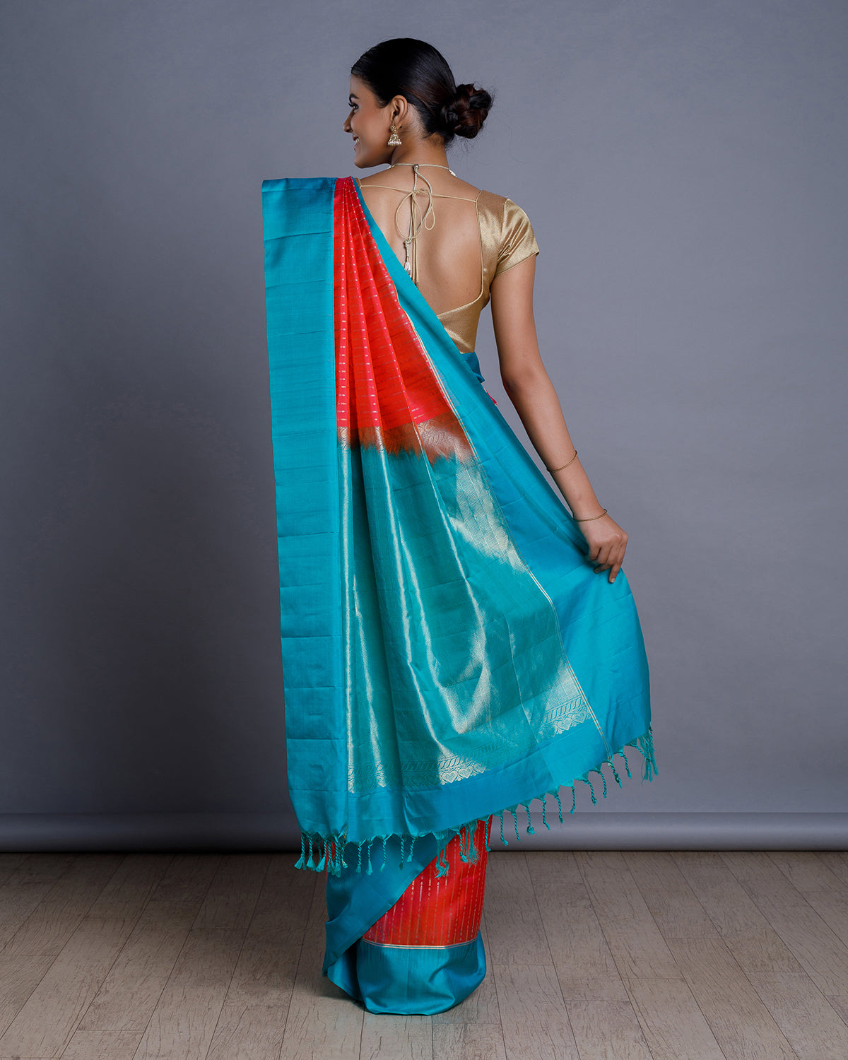 Pink Handloom Soft Silk Saree