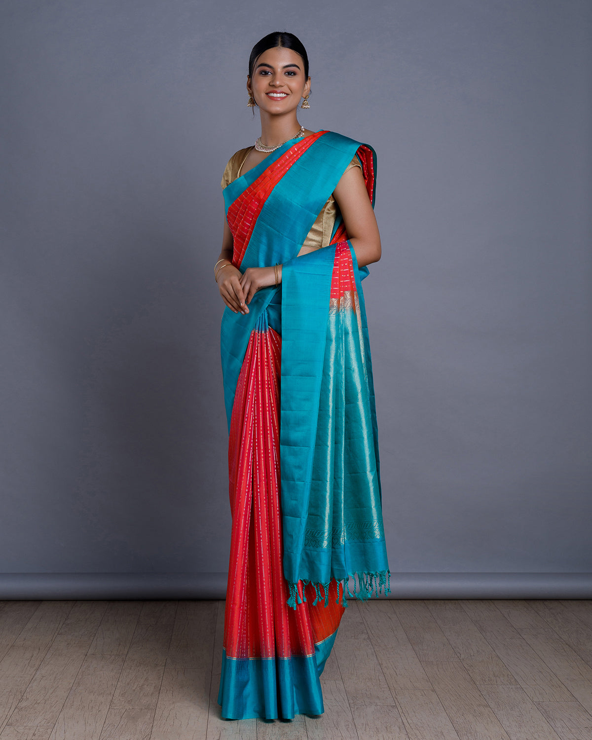 Pink Handloom Soft Silk Saree