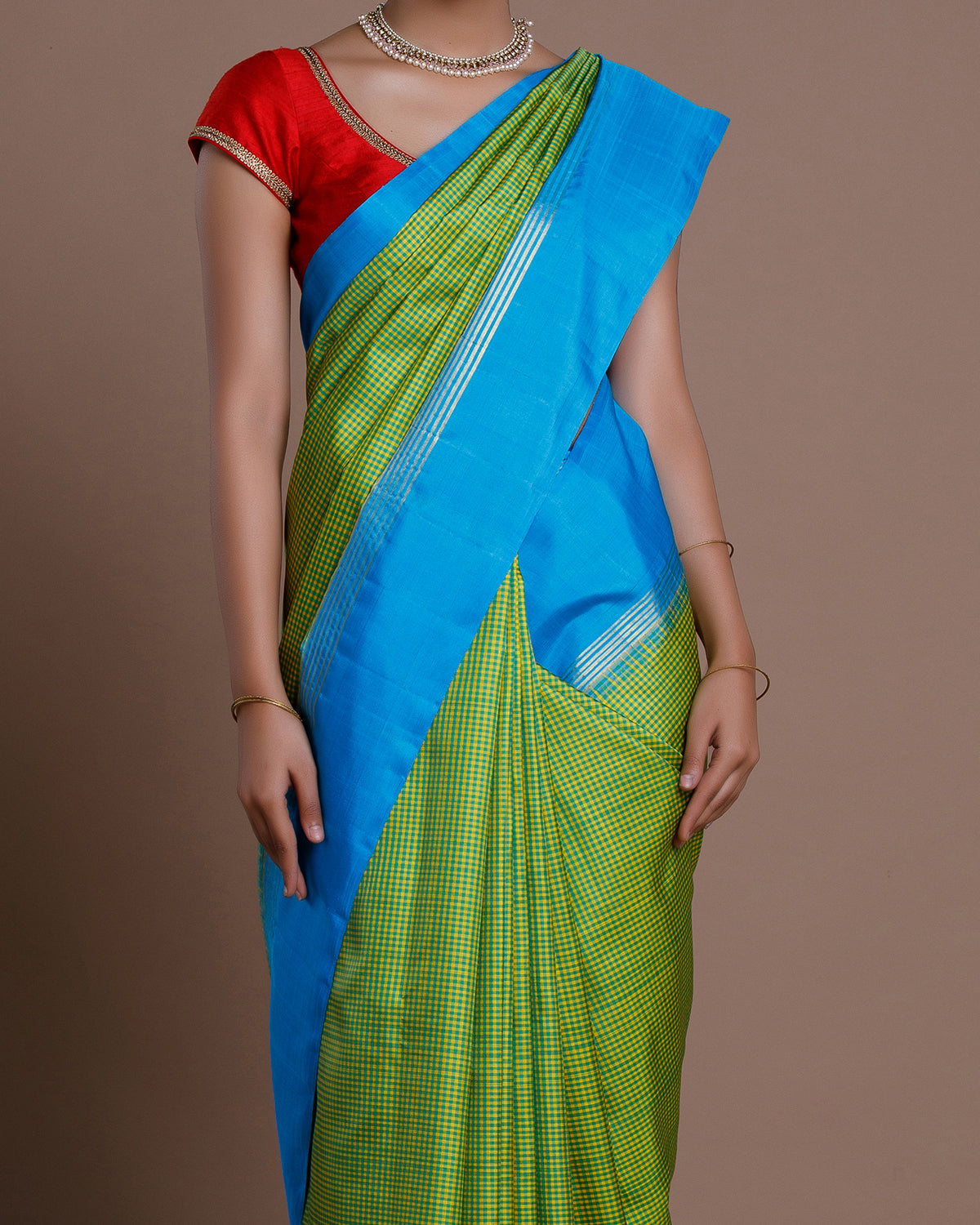 Green Kanchivaram Handloom Silk Saree