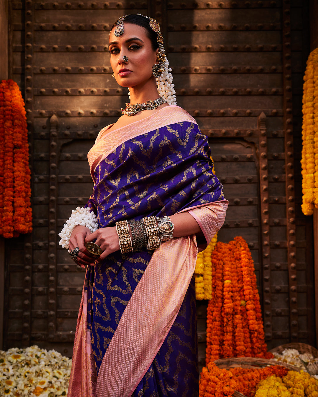 Blue Kanchivaram Silk Saree