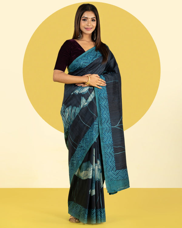 viscose tussar saree