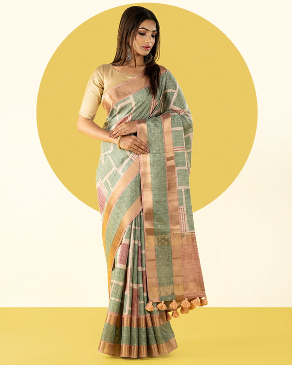 viscose tussar saree
