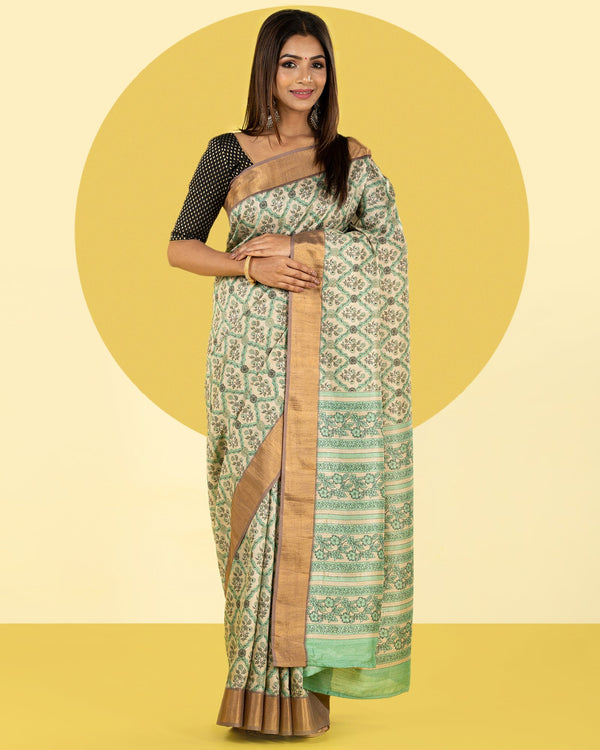 Blended Tussar Saree