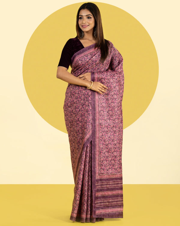 viscose tussar saree