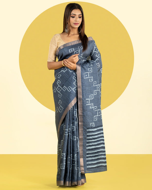 viscose tussar saree