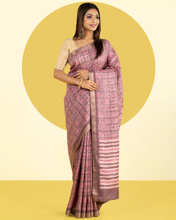 viscose tussar saree