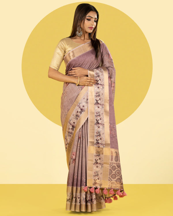 viscose tussar saree