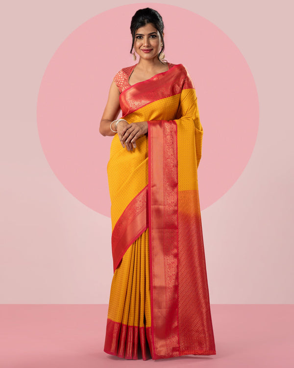Blended silk ssree