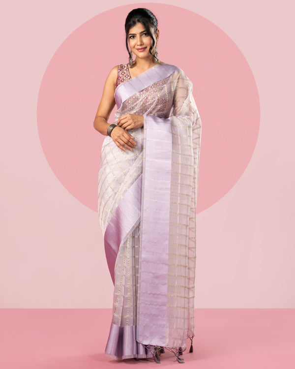 Blended silk ssree