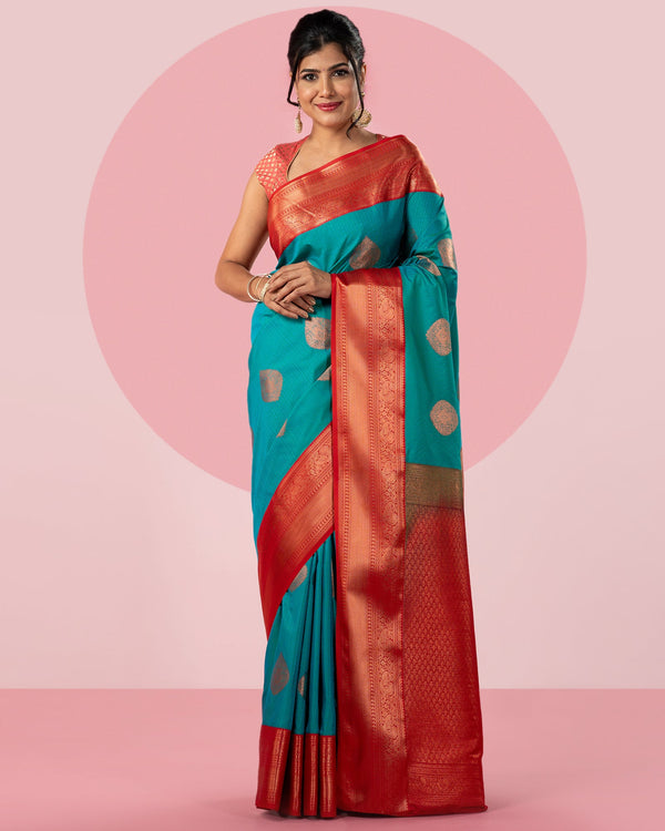 Blended silk ssree
