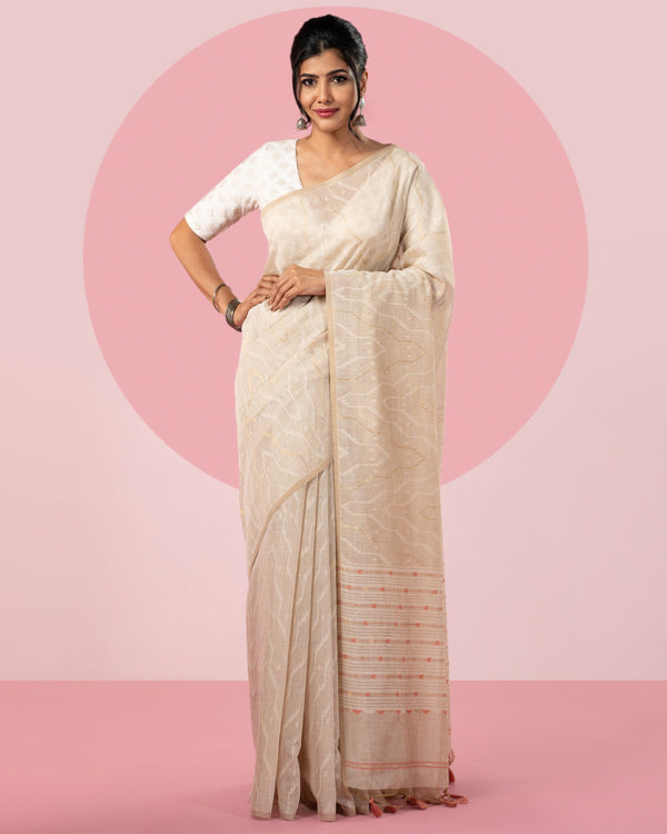 Blended silk ssree