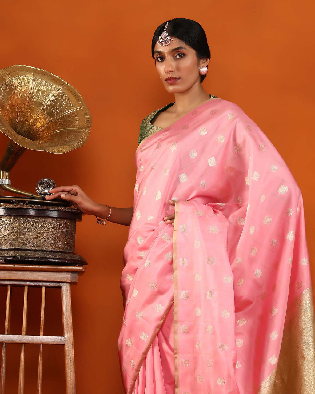 Pink Kanchivaram Silk