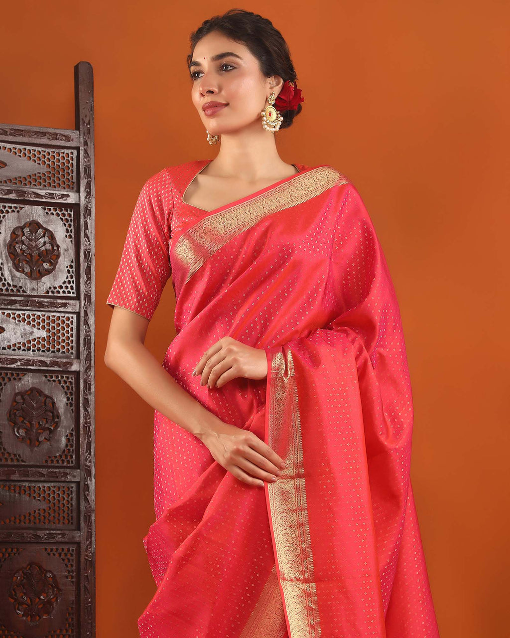 Red Kanchivaram Silk