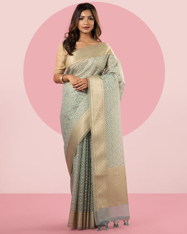 Blended silk ssree