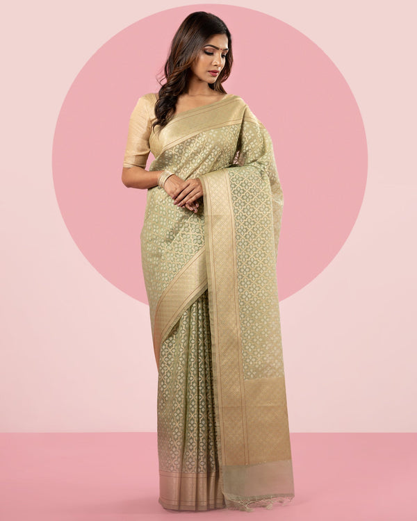 Blended silk ssree