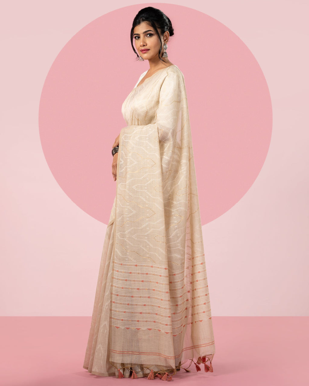 Blended silk ssree