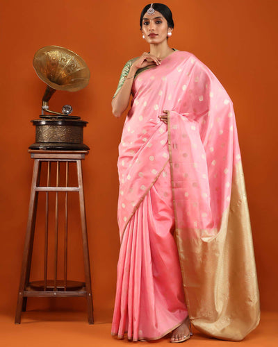 Pink Kanchivaram Silk