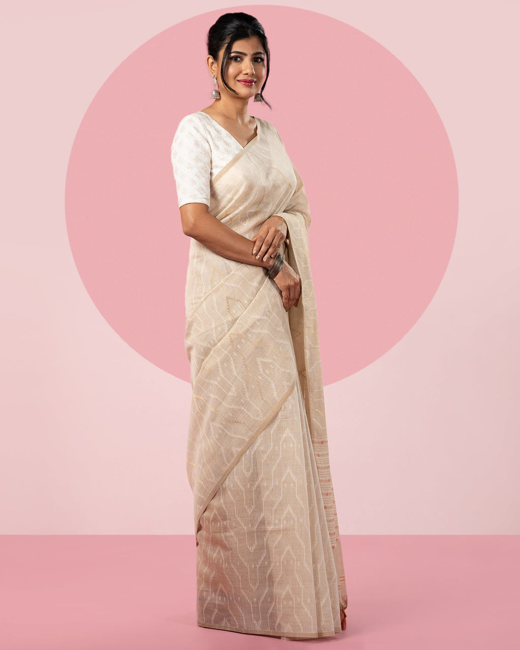 Blended silk ssree