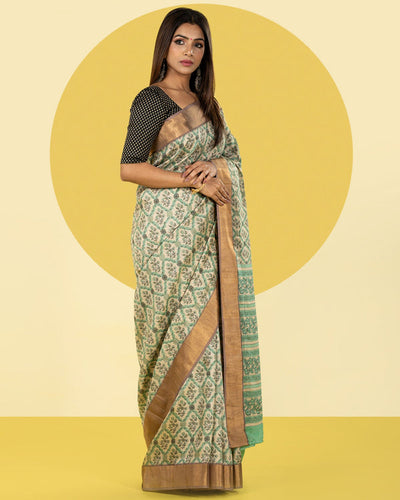 Blended Tussar Saree