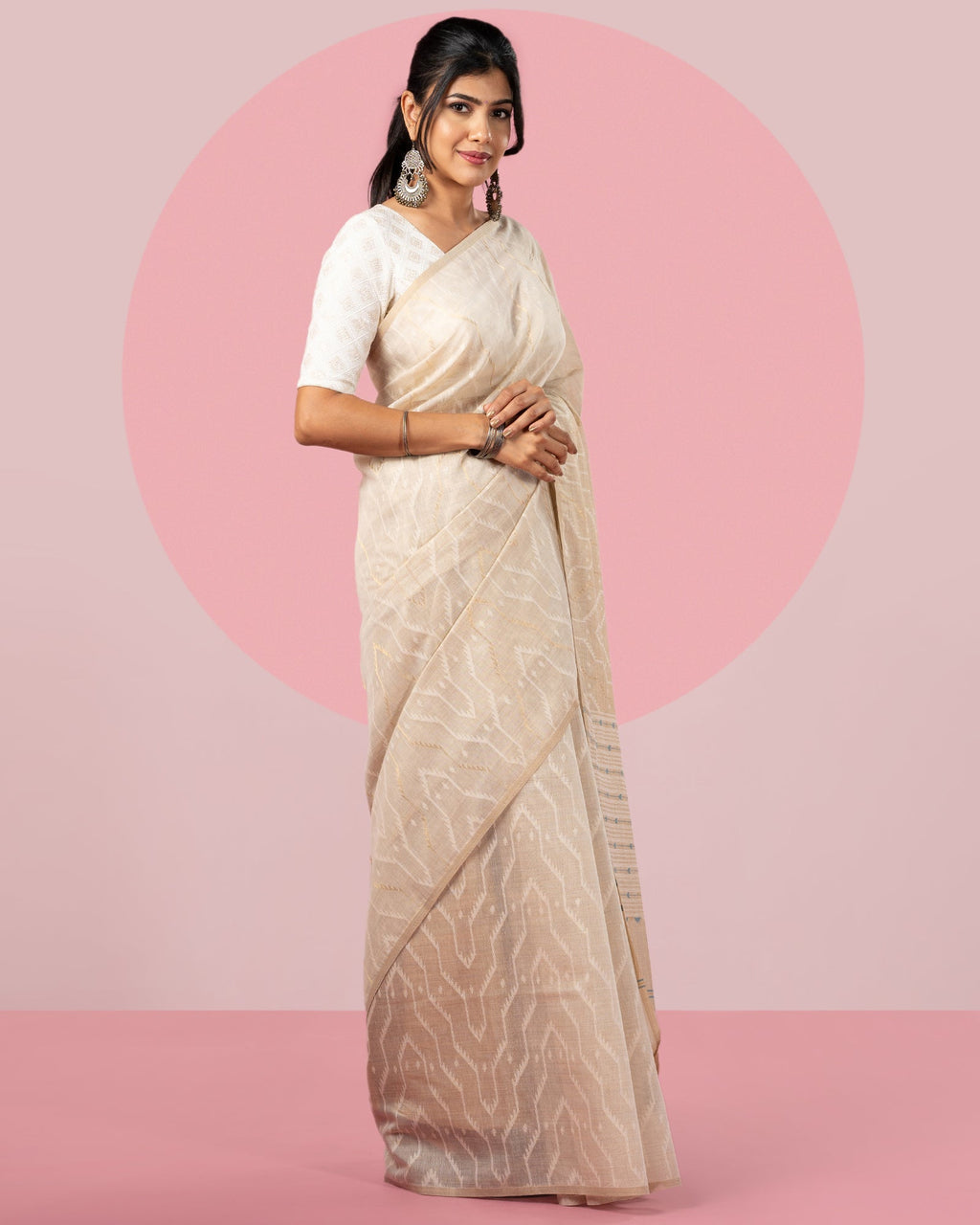 Blended Cotton Saree