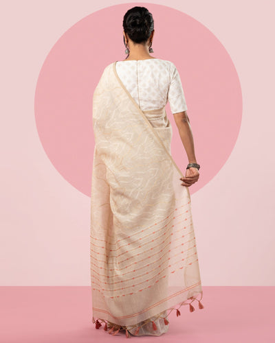 Blended silk ssree