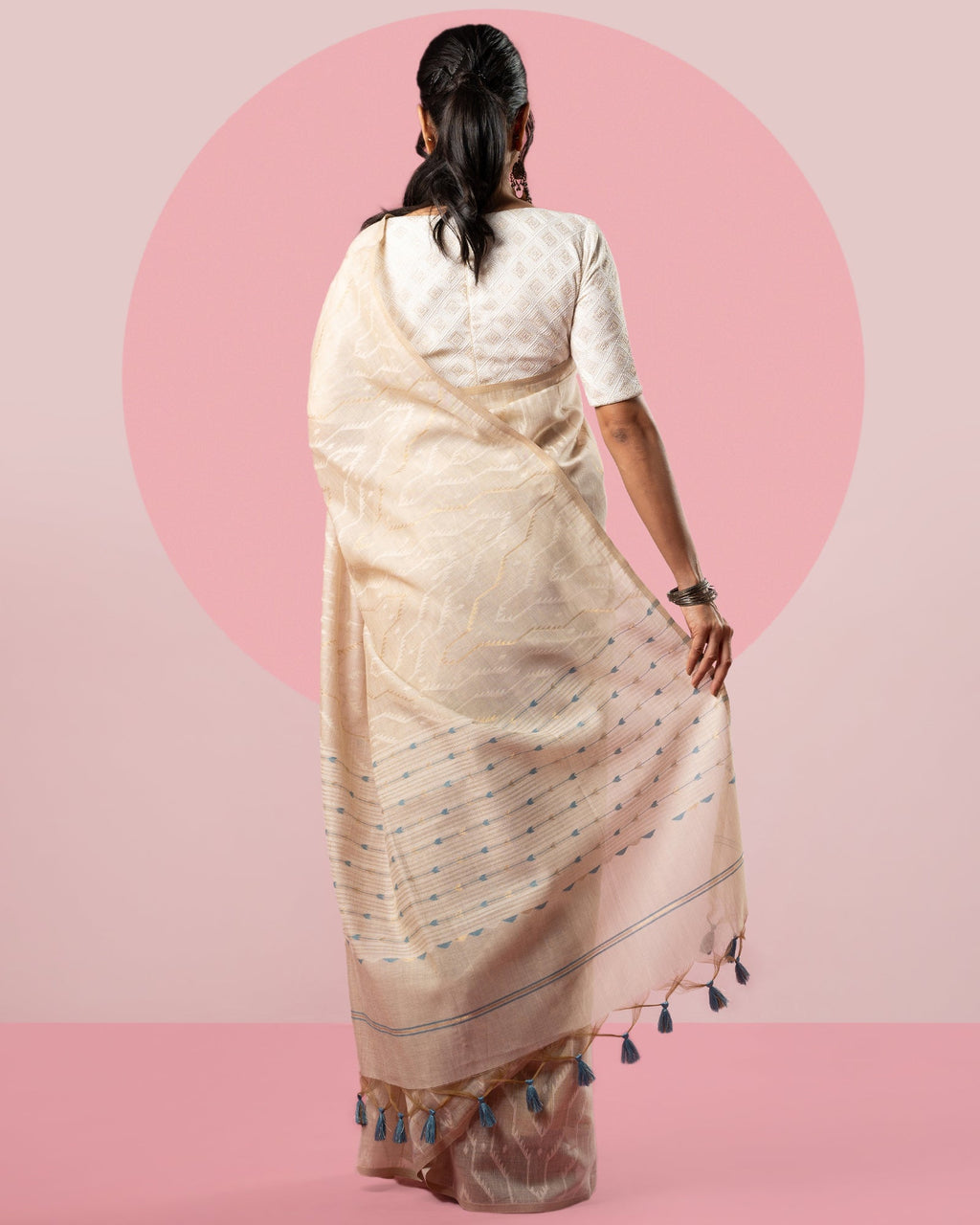 Blended Cotton Saree
