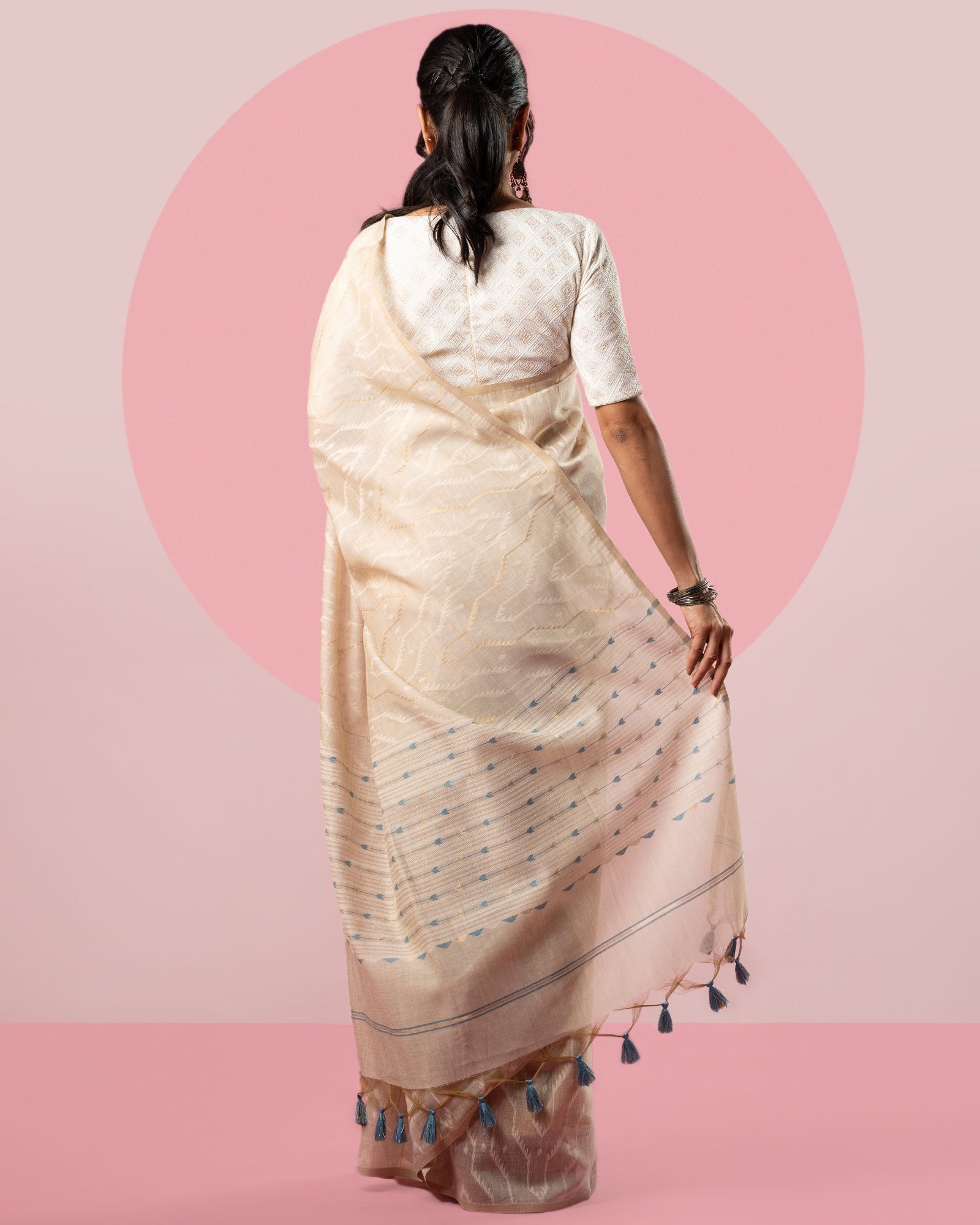 Blended Cotton Saree