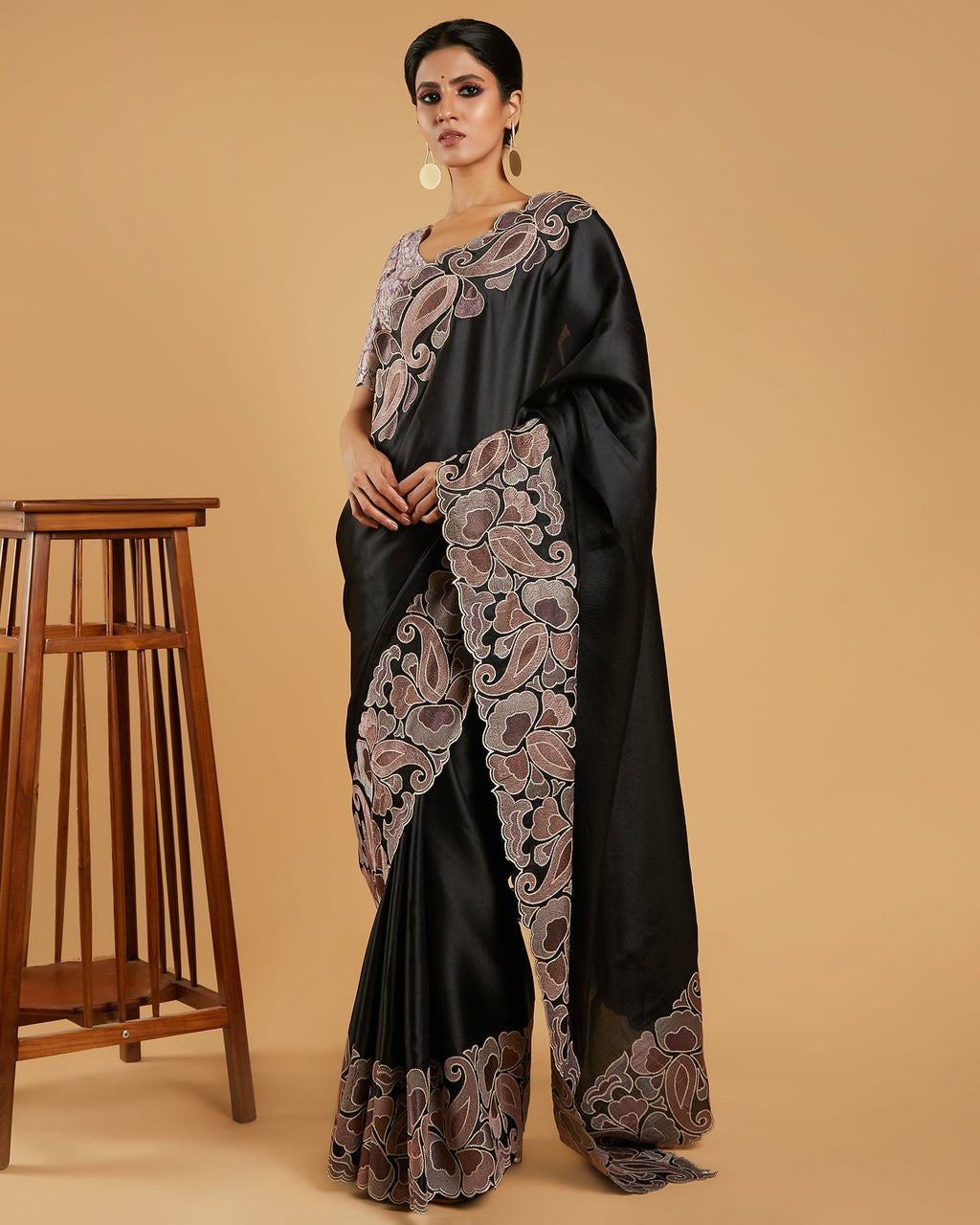 viscose tussar saree