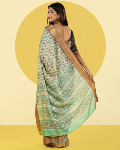 Blended Tussar Saree