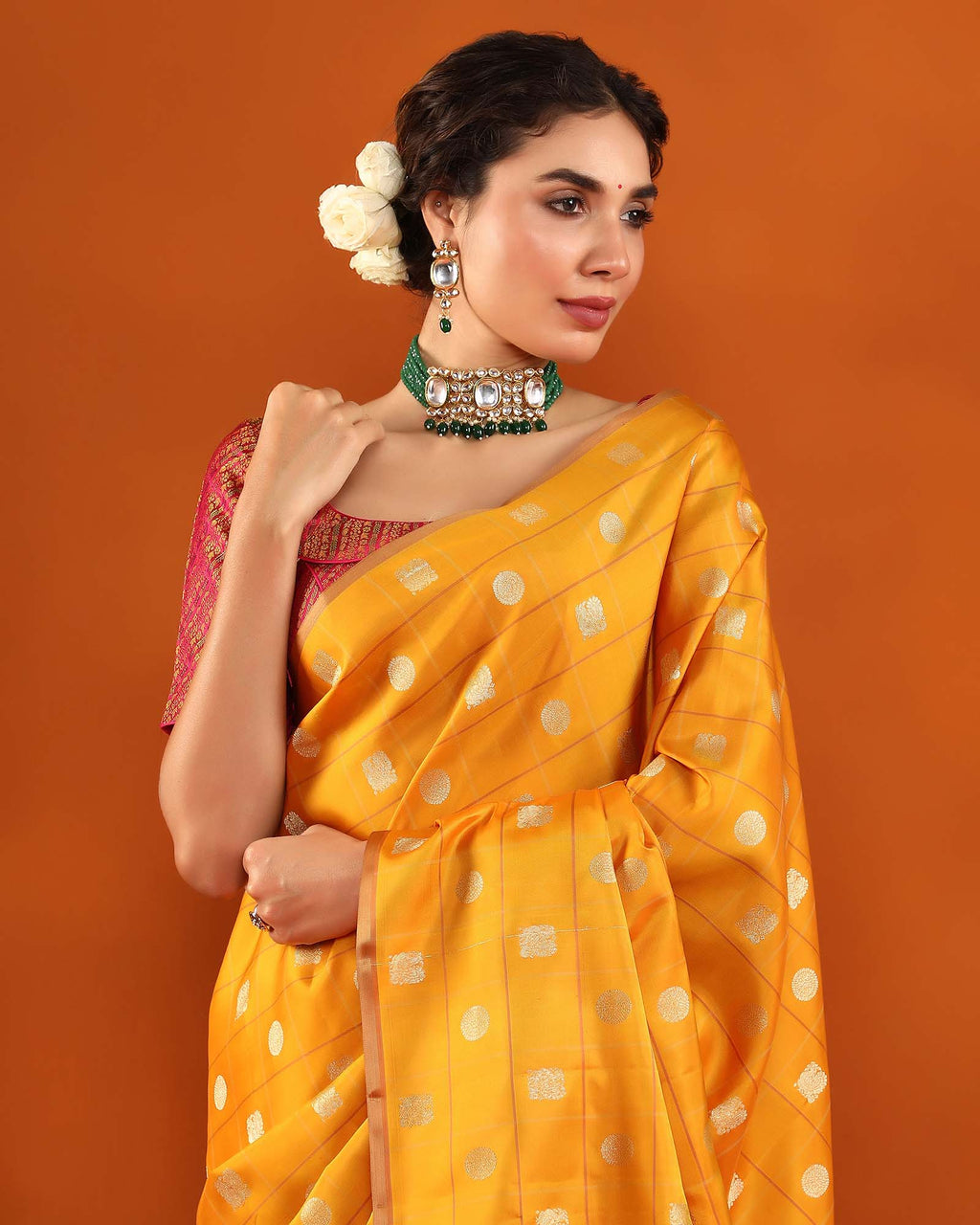Yellow Kanchivaram Silk