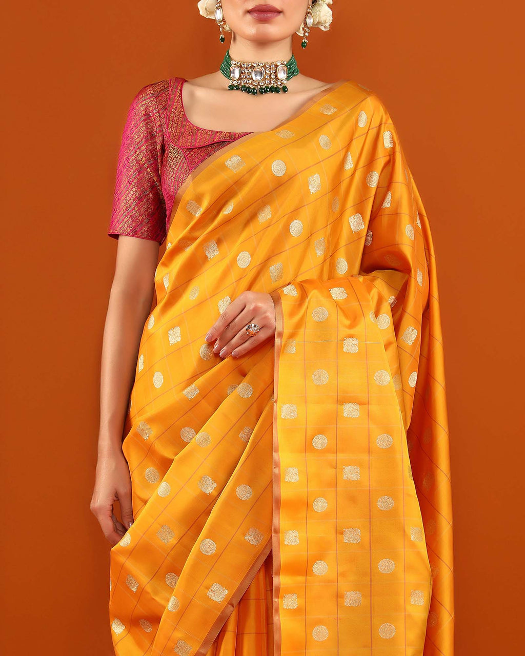 Yellow Kanchivaram Silk