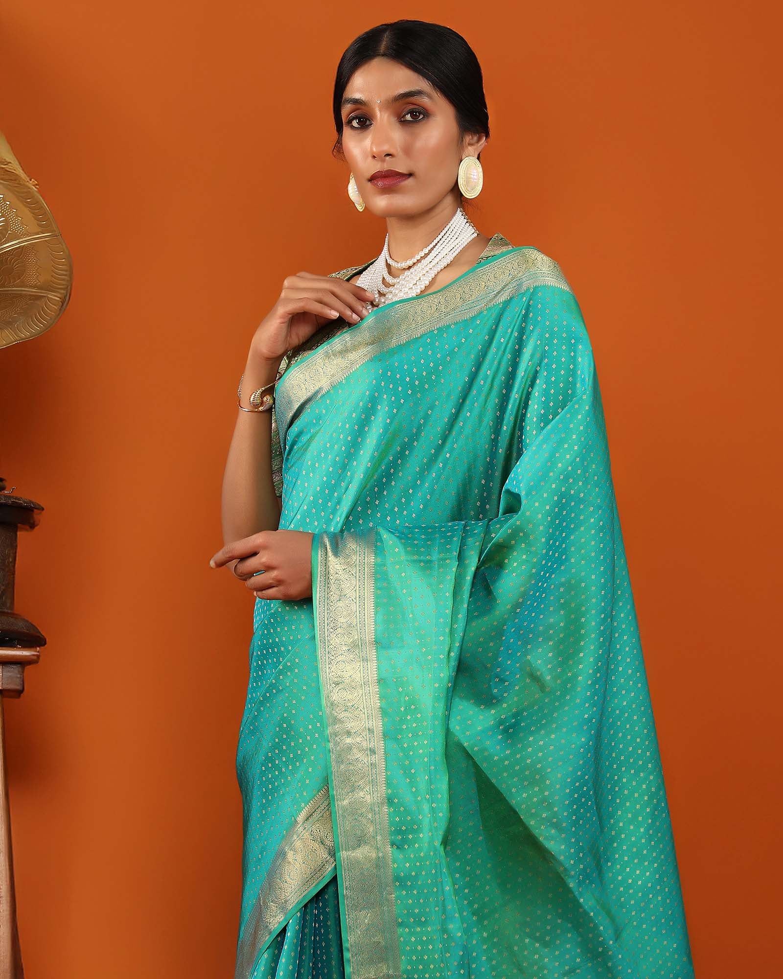 Blue Kanchivaram Silk Saree
