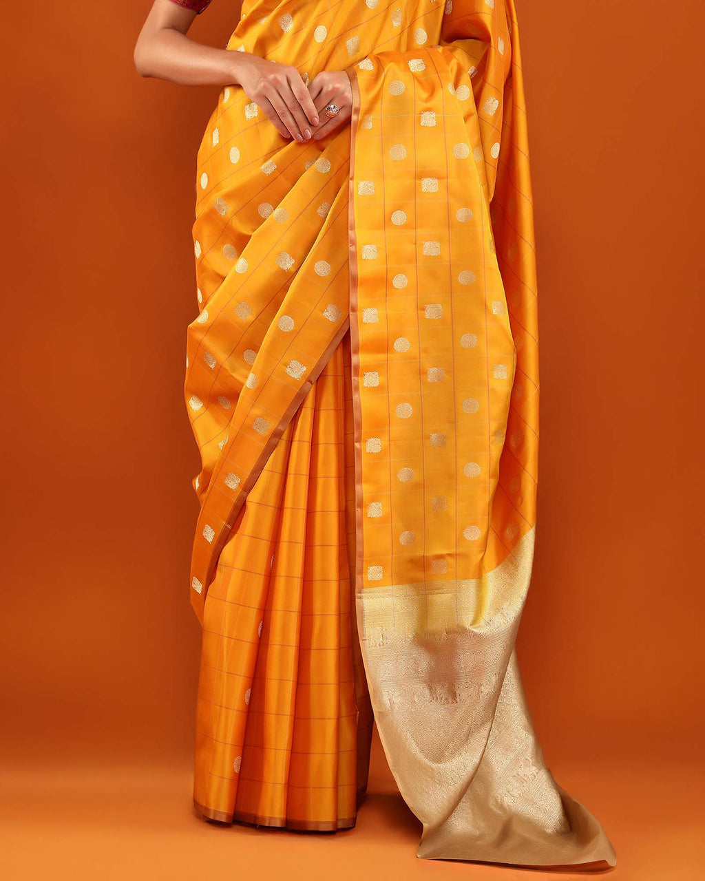 Yellow Kanchivaram Silk
