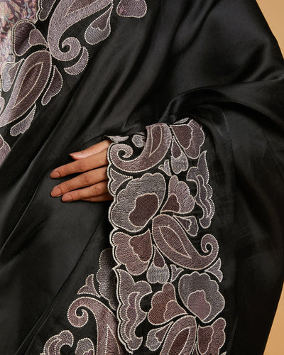 viscose tussar saree