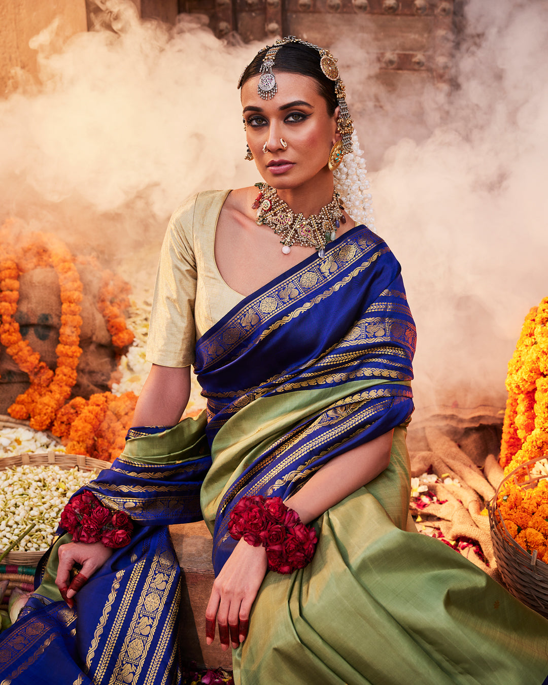 Green Kanchivaram Silk Saree