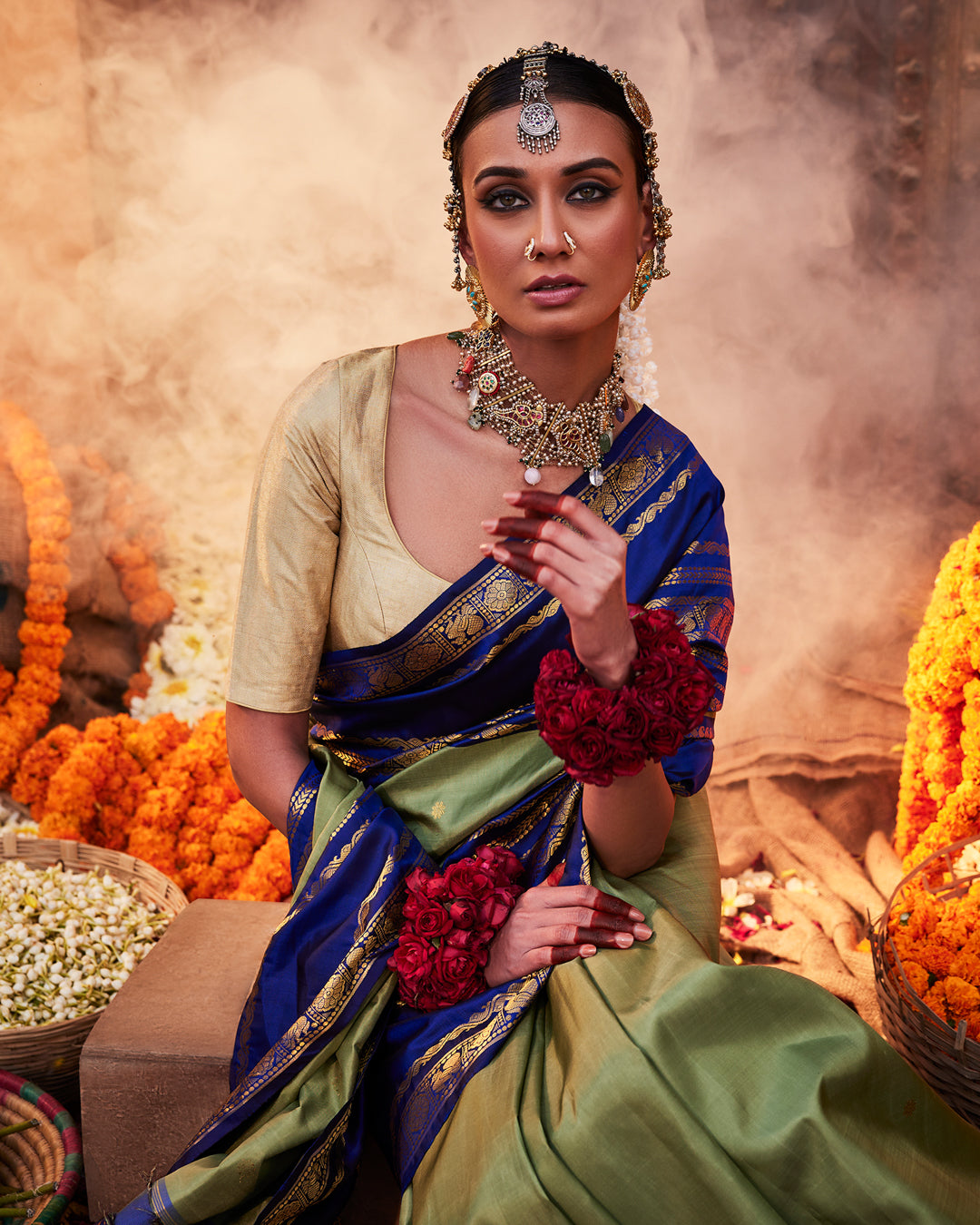 Green Kanchivaram Silk Saree