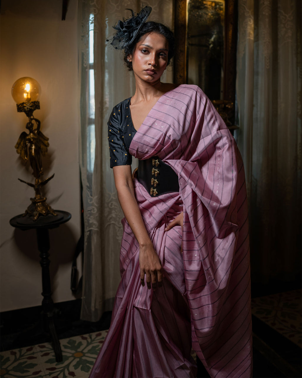 Pink Pure Soft Silk Saree