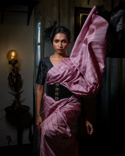 Pink Pure Soft Silk Saree