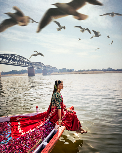 Red Banarasi Silk Saree