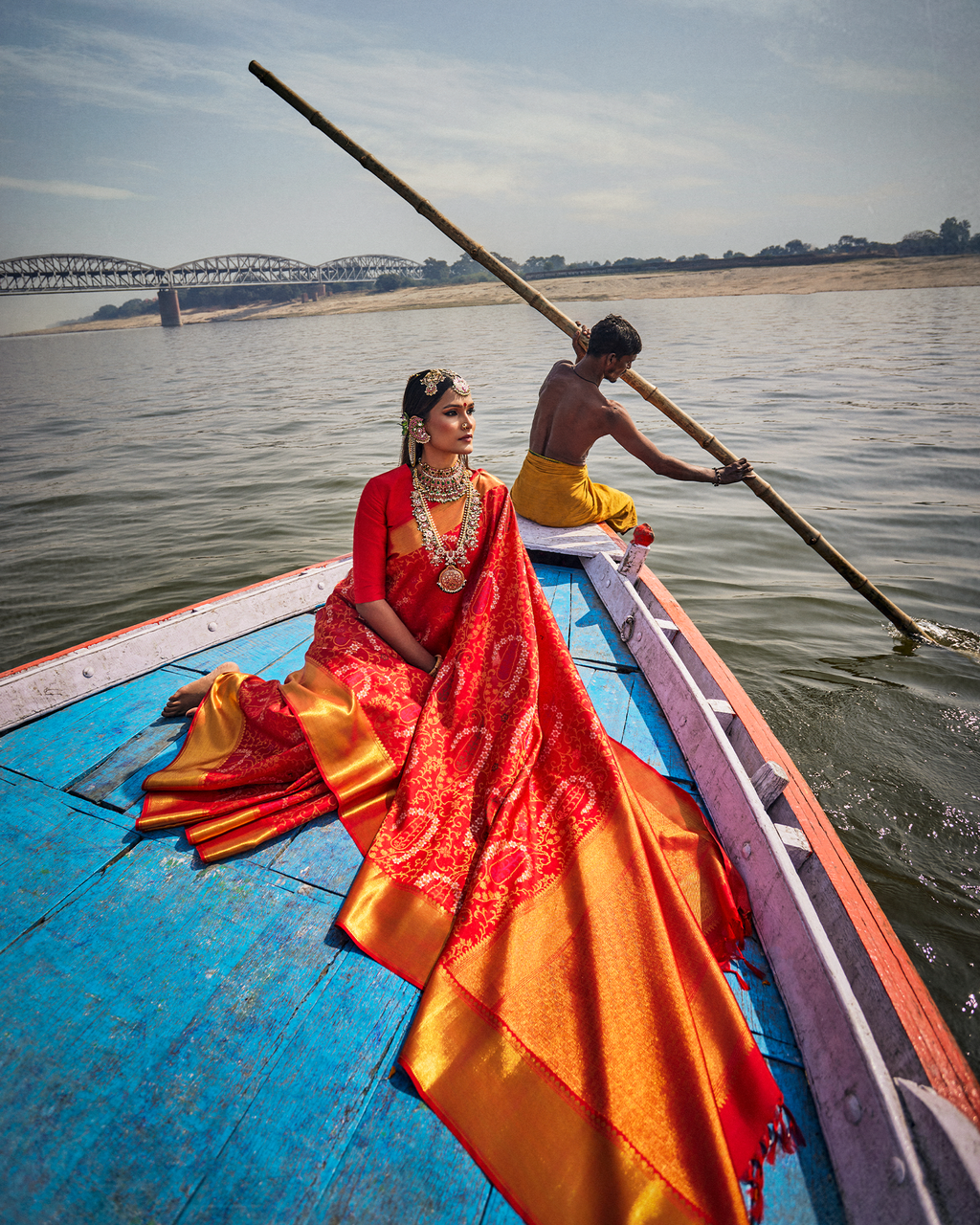 Red Kanchivaram Silk Saree