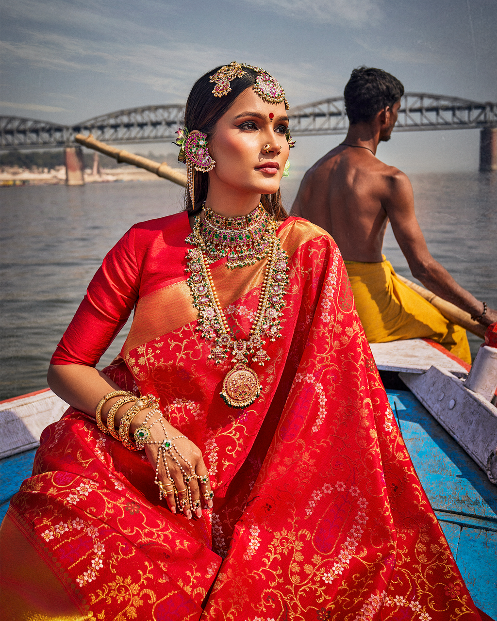 Red Kanchivaram Silk Saree