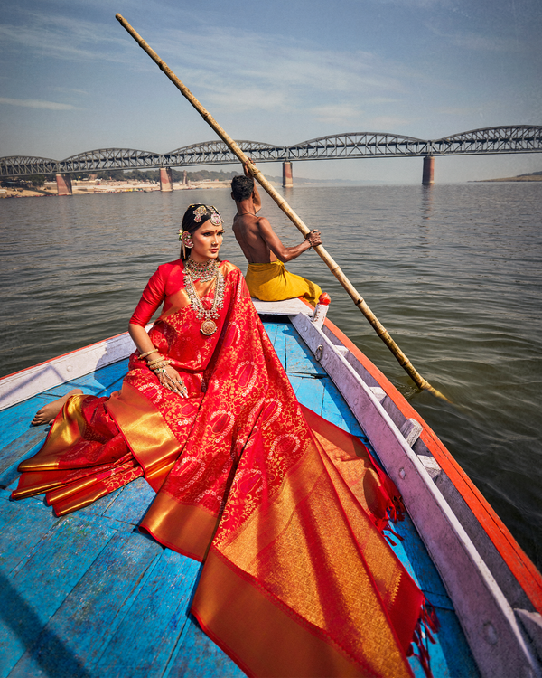 Red Kanchivaram Silk Saree