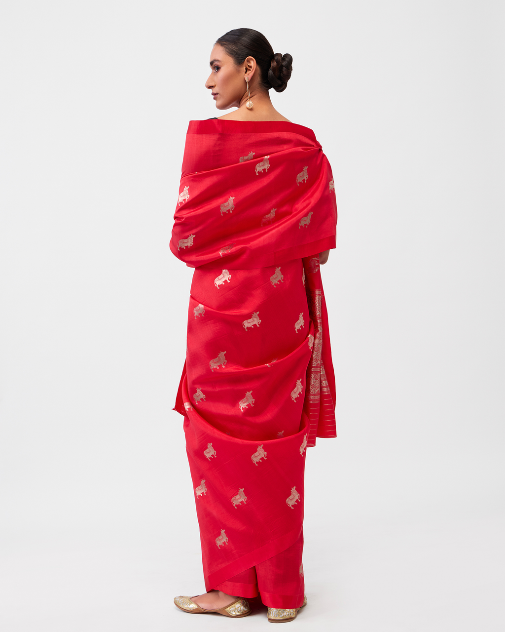 Red Banarasi Silk Saree