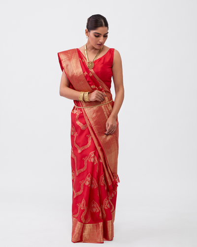 Red Kanchivaram Silk Saree