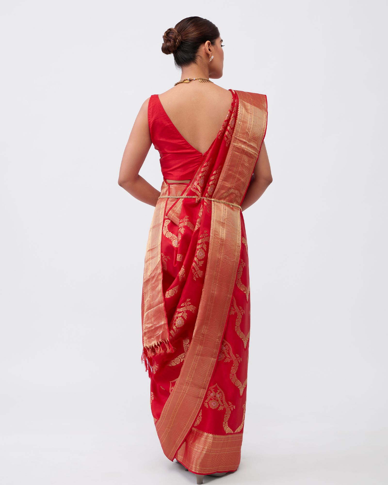 Red Kanchivaram Silk Saree