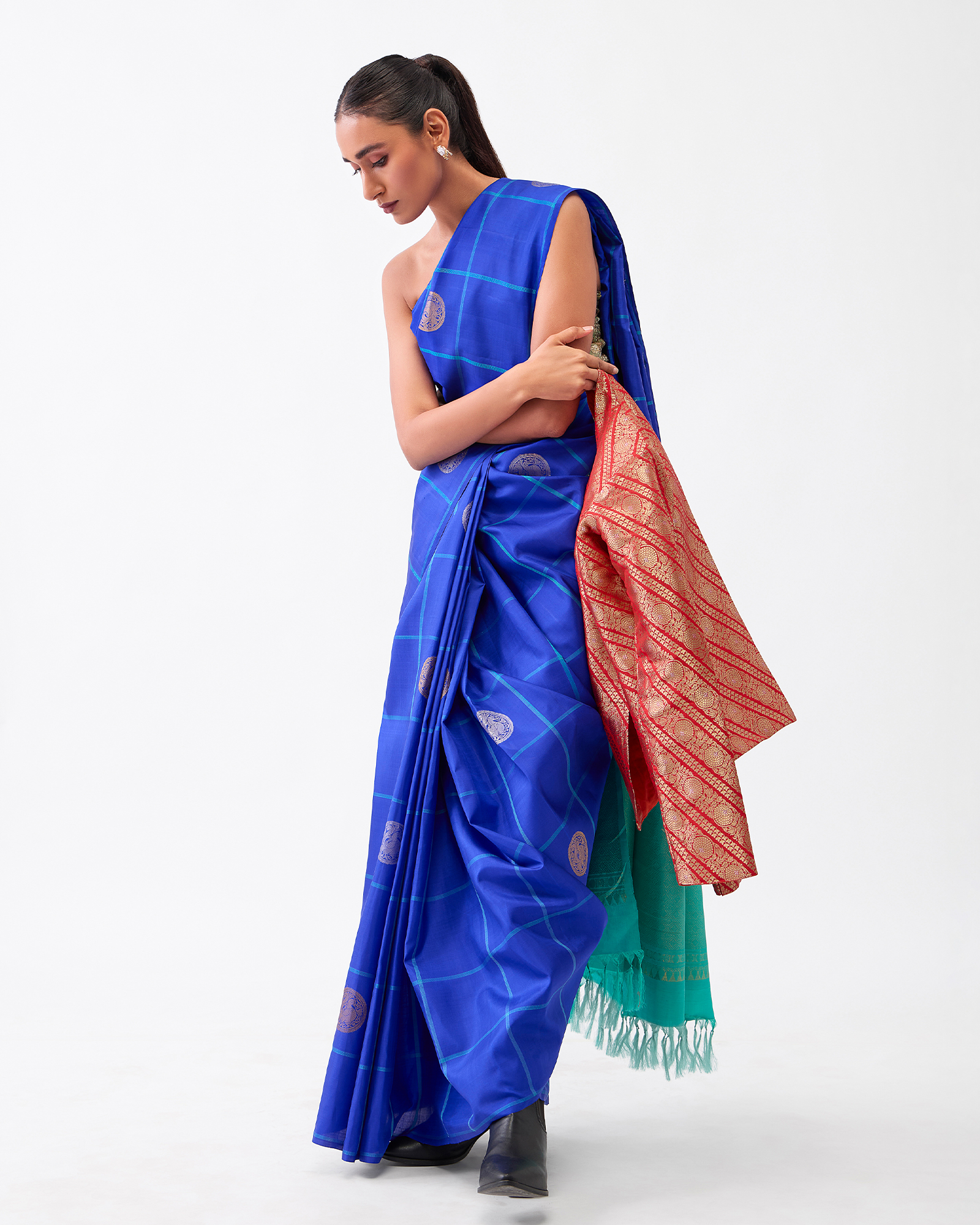 Blue Kanchivaram Silk Saree