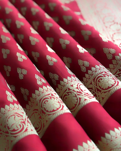 Maroon Banarasi Katan Silk Saree - 061 of 105
